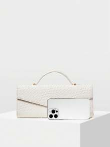 MOTF PREMIUM 纹理方形顶部提手包