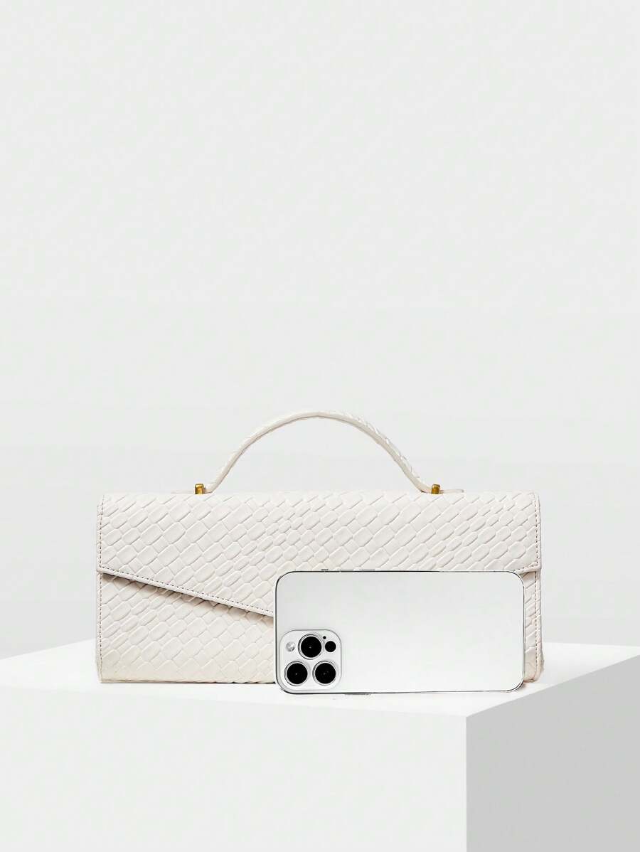 MOTF PREMIUM 纹理方形顶部提手包