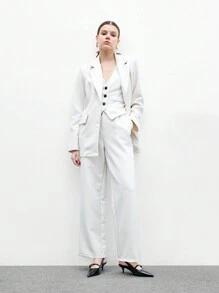 CUCCOO BIZCHIC 女士黑色尖头细高跟露跟低鞋面后系带派对高跟鞋，春夏 - 黑色 - 查看 8