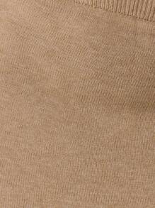 MUSERA Knitted Maxi Sweater Skirt Spring Brunch  Chic - Apricot - View 6