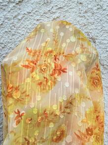 SHEIN Clasi V-Neck Sleeveless Shirt For Women With Ruffle Trim, Casual Daily Wear,Summer Outfits For Women