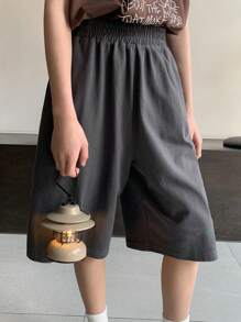 DAZY Tween Boy Kids Fall Shorts - Grey - View 5