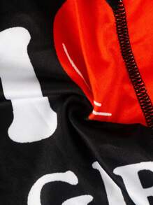 Men's Simple Printed Daily Boxer Shorts - Black - View 3