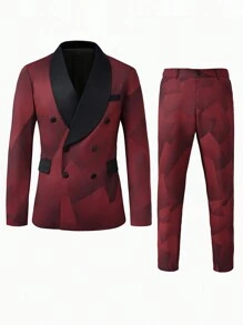 Manfinity AFTRDRK 男士休闲西装套装（夹克和裤子），简约时尚，适合日常穿着