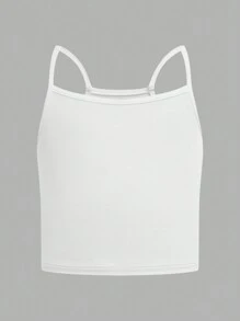 6pcs/Set Young Girl's Simple & Comfortable Camisole Underwear Set - Black and White - View 14