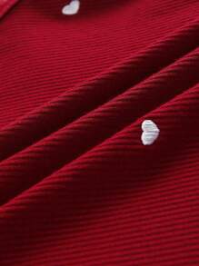 INAWLY 女士圆领心形刺绣休闲背心