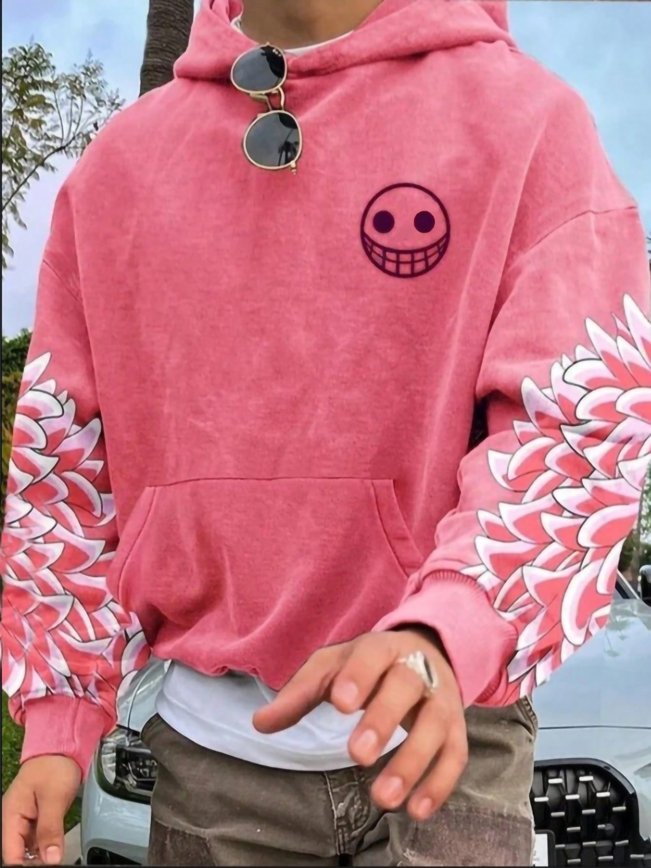 Manfinity Dauomo Men's 3D Full Print Hoodie Sweatshirt