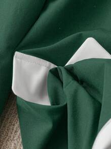 Celure Completo da donna taglia grande con blazer in contrasto e pantaloni, adatto per il Giorno di San Patrizio
