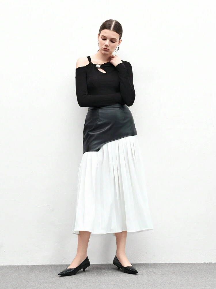 CUCCOO BIZCHIC Women's Pointed Toe Low Chunky Heel Alligator Embossed Black Pumps, Elegant Office Wear & Vintage Chic Outfit, Stylish Spring Shoes Spring Break Easter For Christmas Spring Shoes