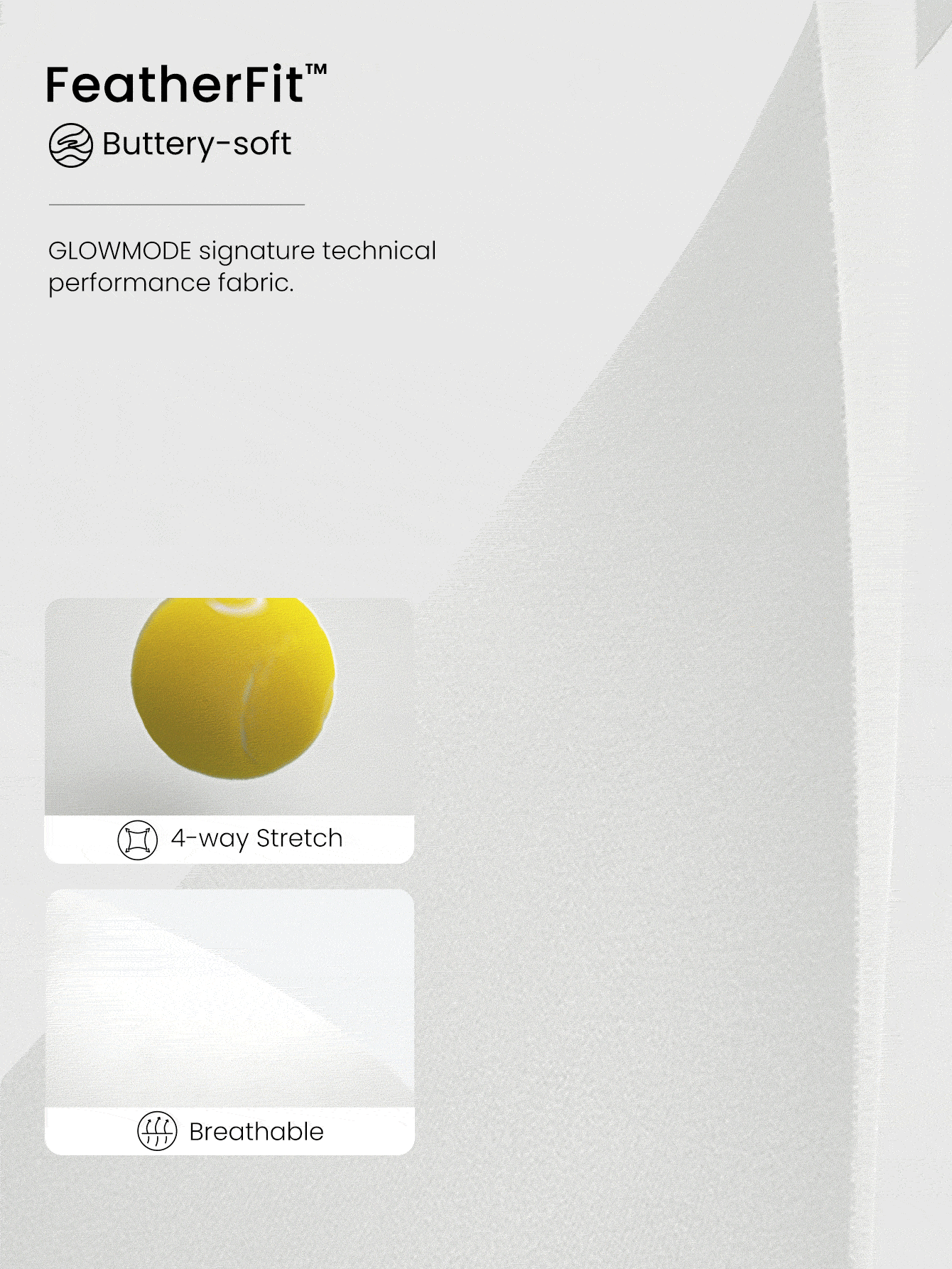 GLOWMODE Soutien-gorge De Sport À Dos Croisé Featherfit™ Support Léger - Blanco - Añade 4