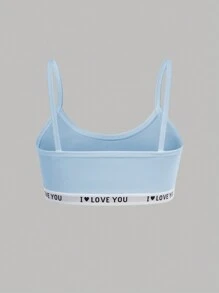 SHEIN 6pcs Tween Girls Casual Sports Letter Graphic Elastic Knit Soft Breathable Underwear Set