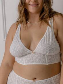 Aralina Curve All Over Lace Corset Boyleg Valentine Bra And Panty Lingerie Set