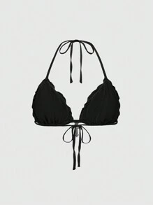 ROMWE Goth Y2K 性感哥特式印花水钻装饰吊带上衣 - 黑色 - 查看 2