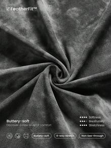 GLOWMODE FeatherFit™ Crossover Strap Sports Bra Gym Fall Winter - Multicolor - View 4