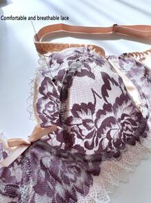 Plus Size Women's Sexy Lace Underwire Bra Lingerie