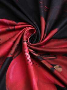 Sweetra Bộ 2 món dành cho nữ: Váy đuôi cá dự tiệc màu trơn thanh lịch và váy in hoa - Nhiều màu - Xem 6