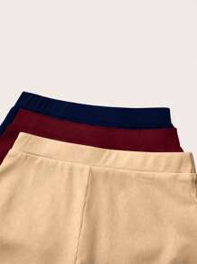 SHEIN Unity 2pcs/Set Women Solid Color Pleated Bustier Top And Shorts Set - Multicolor - View 6