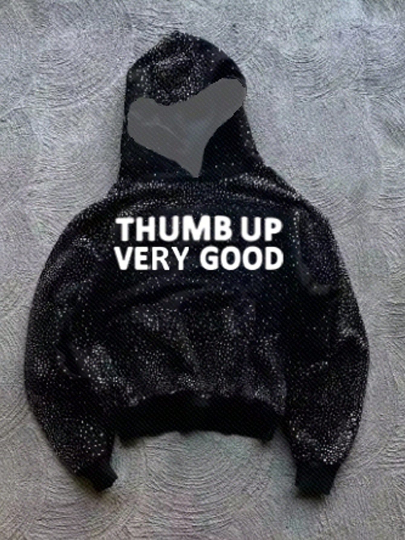 Manfinity Dauomo Men's Casual Spring/Autumn Letter Print Hooded Sweater