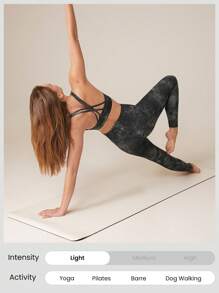 GLOWMODE FeatherFit™ Crossover Strap Sports Bra Gym Fall Winter - Multicolor - View 5