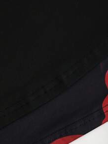 Sweetra Bộ 2 món dành cho nữ: Váy đuôi cá dự tiệc màu trơn thanh lịch và váy in hoa - Nhiều màu - Xem 5