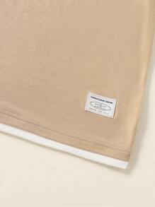 SHEIN 2pcs/Set Teens Letter Print Round Neck Short Sleeve T-Shirt And Casual Sports Shorts Set