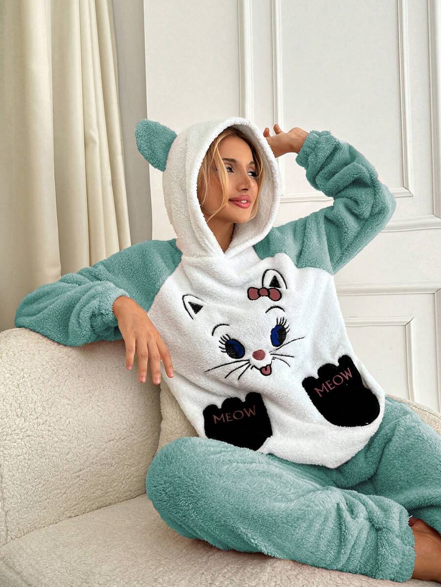 RueChic Women's Simple And Fashion Casual Daily Pajama Set