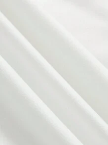 青少年女孩卡通印花长袖上衣和裤子睡衣套装 - 紅白色 - 查看 4