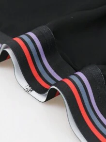 4pcs/Set Men's Casual Striped Comfortable Boxer Briefs - Multicolor - View 4