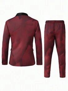 Manfinity AFTRDRK 男士休闲西装套装（夹克和裤子），简约时尚，适合日常穿着