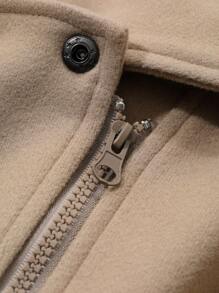 DAZY 春季新款宽松休闲女式风衣外套秋冬 - 摩卡棕 - 查看 4