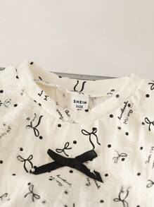 优雅女孩年轻少女短袖圆领甜美轻薄T恤，夏季新款设计 - 杏色 - 查看 6