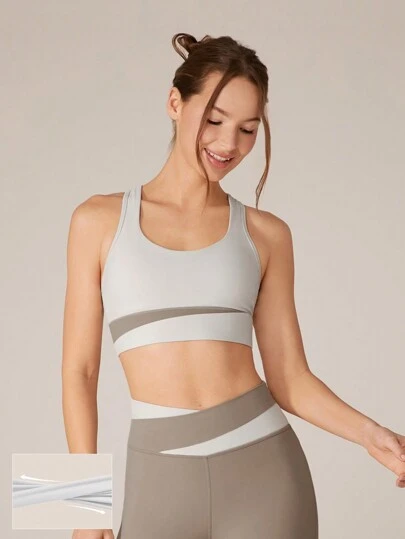 GLOWMODE FeatherFit™-Sculpt 雙色中強度運動內衣，適宜日常健身