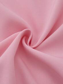 Tween Girls 优雅粉色雪纺贴花长袖睡袍、睡衣 - 粉色 - 查看 4