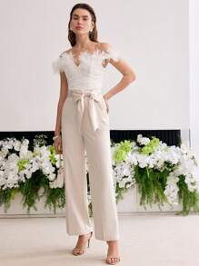 MOTF PREMIUM PRESS CREASE TAILORED SUIT PANTS - Apricot - View 5