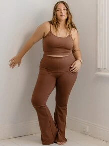 Aralina Curve Sleek Active Low Back Crop Tank Top