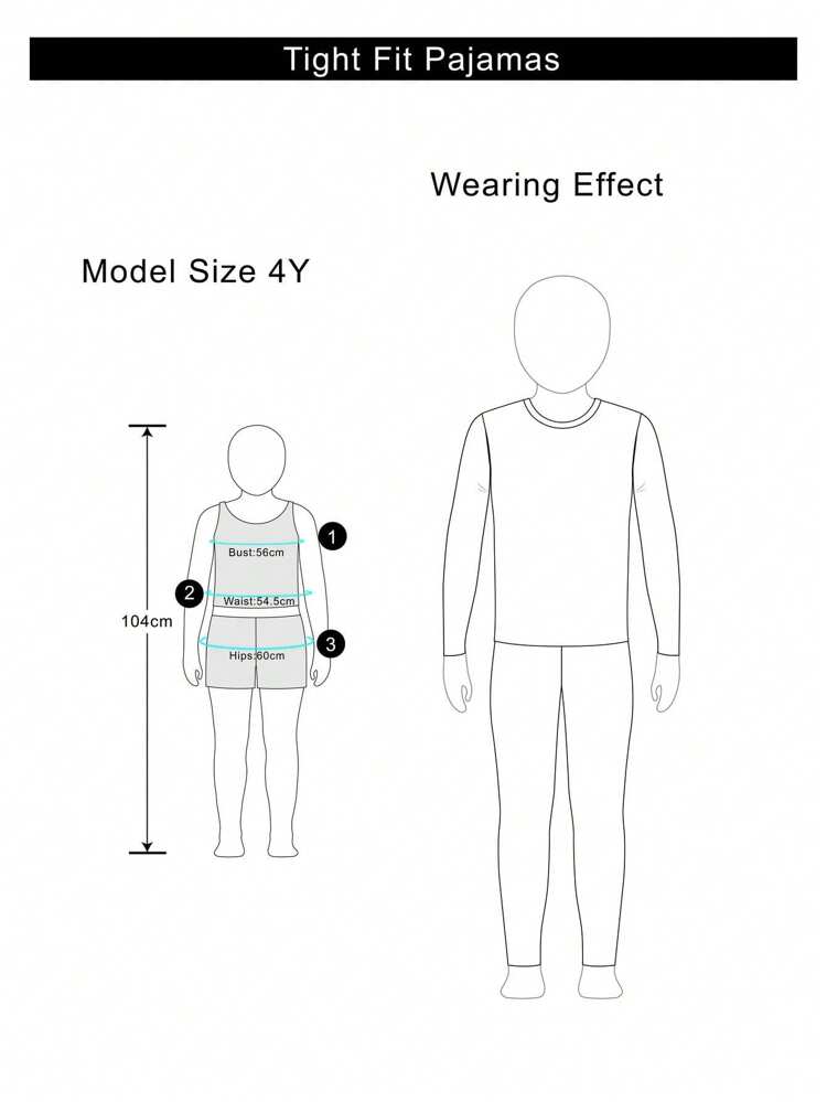 Reindeer Print Long Sleeve Pajama Set