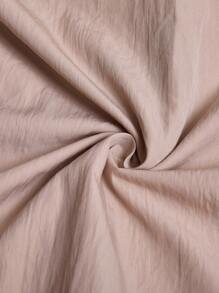 SHEIN 1 件 Tween 女童卡其色时尚休闲连衣裙 - 卡其色 - 查看 6