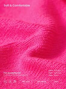 GLOWMODE 2 piezas Gorro de punto clásico, suave y cálido de aspecto de lana sintética, "It's Chill", ideal para uso diario y casual en otoño e invierno - Multicolor - Ver 6