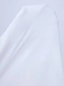 ROMWE Kawaii 可爱甜美彼得潘领女式长袖纽扣衬衫 - 白色 - 查看 7