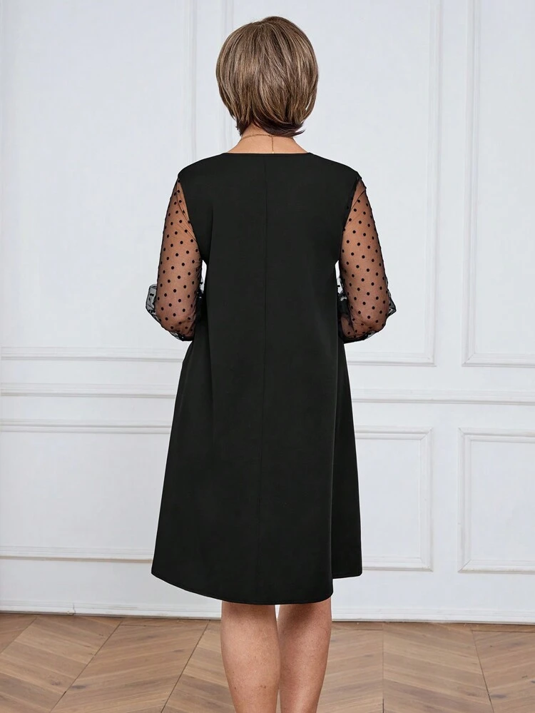 Vestido Médio Feminino, Looks Femininos de Outono, Roupas Femininas de Inverno, Vestido de Inverno, Vestidos de Outono, Vestido Preto Curto, Looks Femininos, Roupas de Outono, Vestido Preto de Renda, Vestido Preto de Manga Longa, Vestidos Femininos de Outono, Vestidos Femininos Elegantes