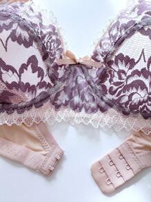 Plus Size Women's Sexy Lace Underwire Bra Lingerie