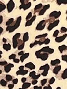 SHEIN Unity French Seductive Style Low-Cut Sexy Splice Wide Strap Backless Drawstring Waist Slim Leopard Print Blouse For Women - Multicolor - View 3
