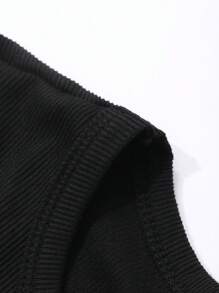 FRIFUL 女式甜美学院风黑色蝴蝶结T恤，夏季