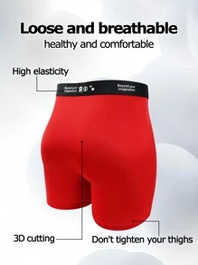 4 件套 男士字母休闲平角内裤