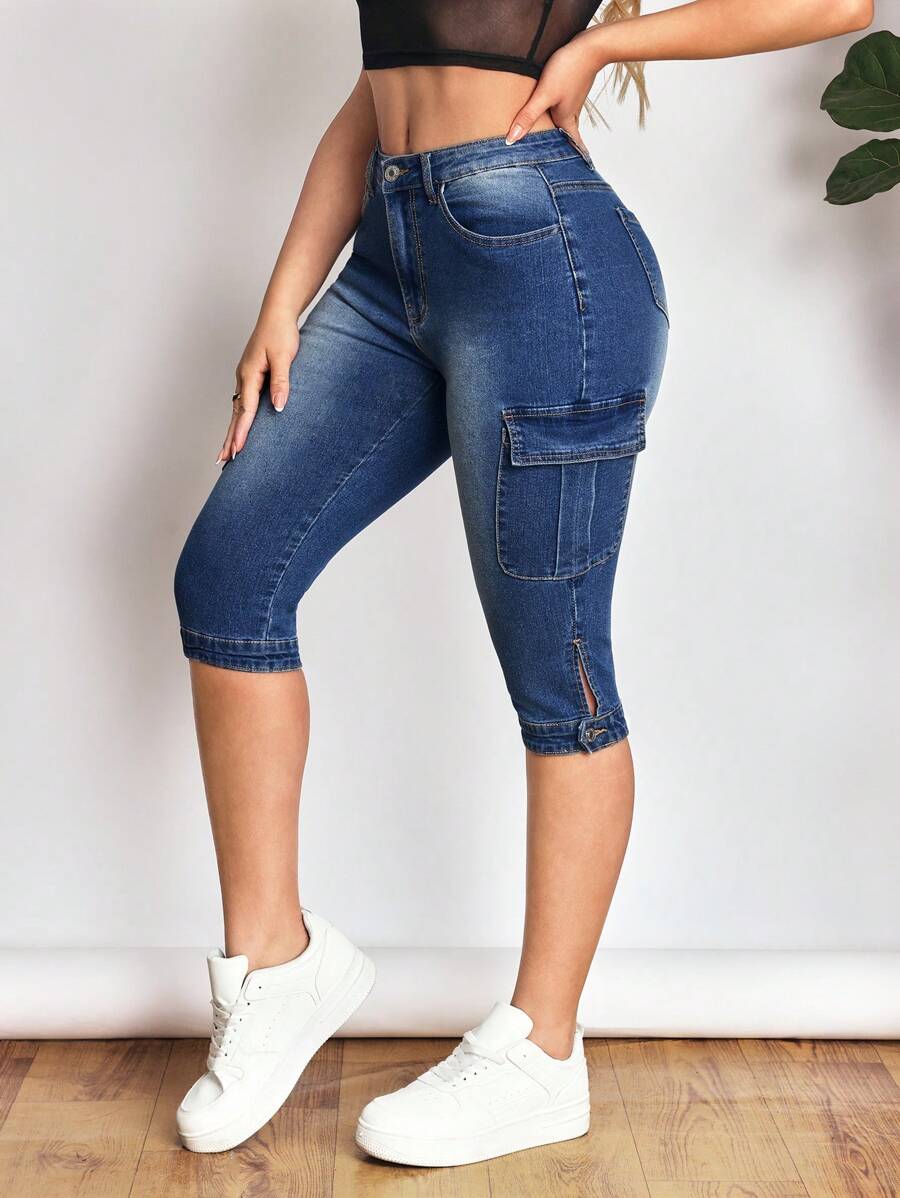 SHEIN Unity American Low-Waist Stretch Skinny Jeans For Women,Sexy ...