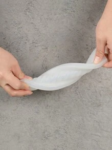 螺旋扭曲长蜡烛硅胶模具 DIY 婚礼 - 白色 - 查看 9