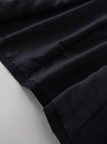 PrepCrw Young Girls Navy Uniform Style Fitted Top/Pants Set, Spring/Summer - Blue - View 3