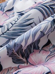 SHEIN 2 件套幼儿男孩可爱涂鸦潮流街头风格情人节服装，秋冬 - 彩色 - 查看 5