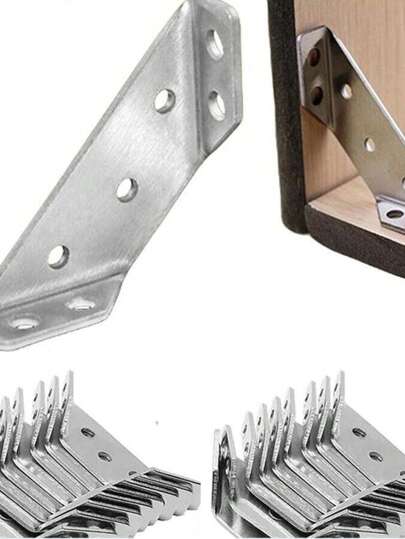 10/20PCS 三角支架家具支撑加厚通用连接件角码