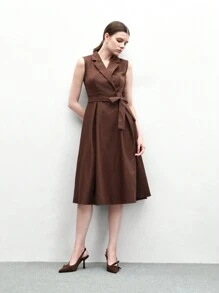 CUCCOO BIZCHIC Women's Pointed Toe Stiletto Heel Slingback Shallow Slingback Party Shoes, Summer & Spring Spring Shoes Spring Break Easter For Christmas - Coffee Brown - View 10